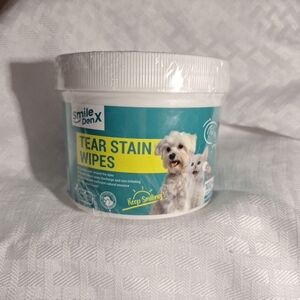 Tear Stain Wipes for Dogs - White 100count
